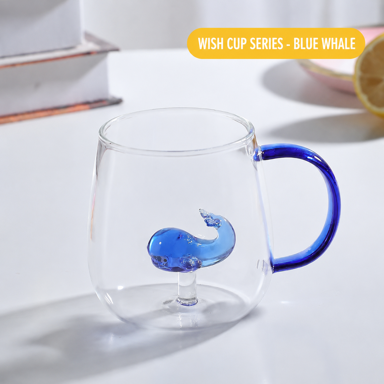 Cute animal glass cup! High borosilicate microwave breakfast milk cup