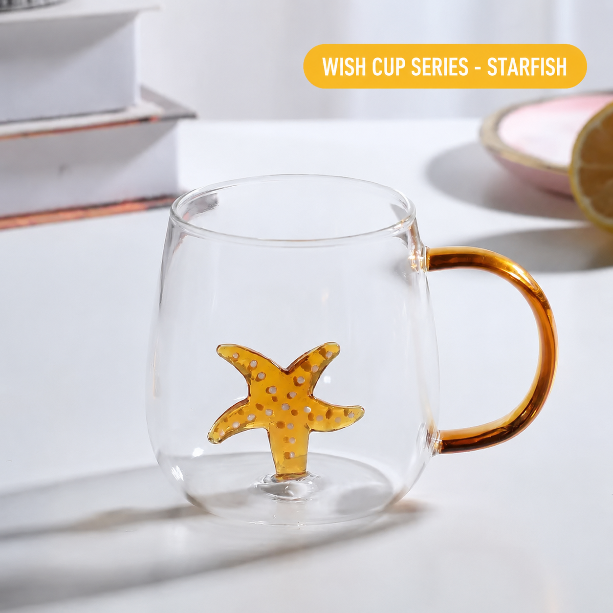 Cute animal glass cup! High borosilicate microwave breakfast milk cup