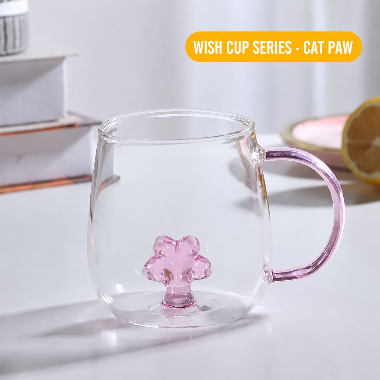 Cute animal glass cup! High borosilicate microwave breakfast milk cup