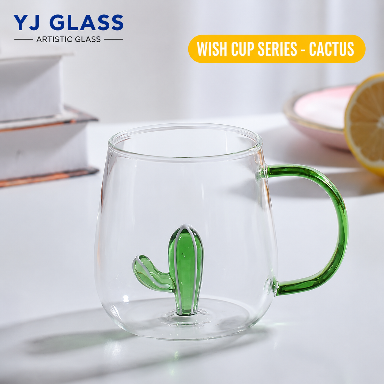 Cute animal glass cup! High borosilicate microwave breakfast milk cup