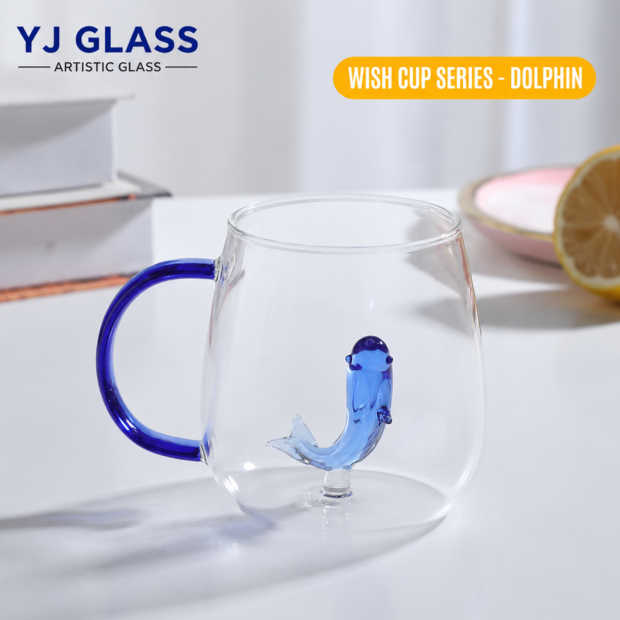 Cute animal glass cup! High borosilicate microwave breakfast milk cup