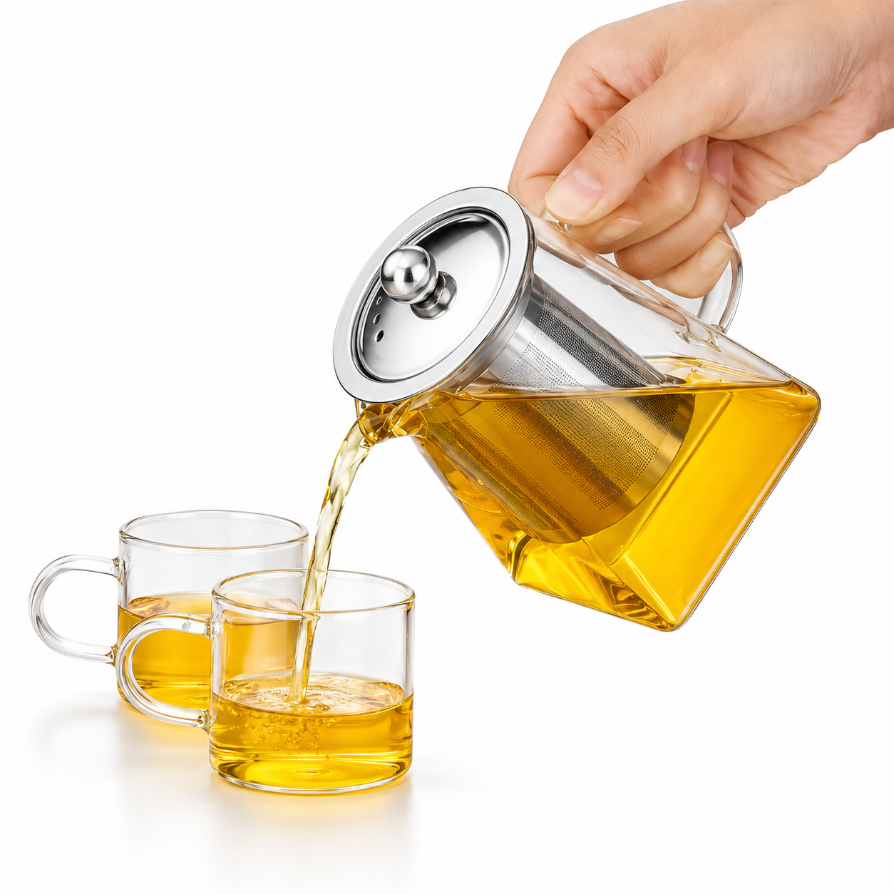 Filter and separate tea water