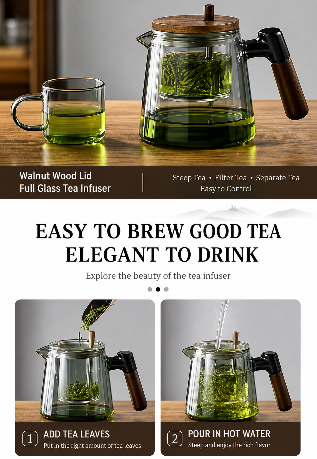 Floating teapot