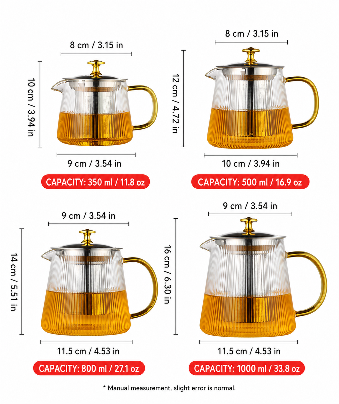 Striped Teapot