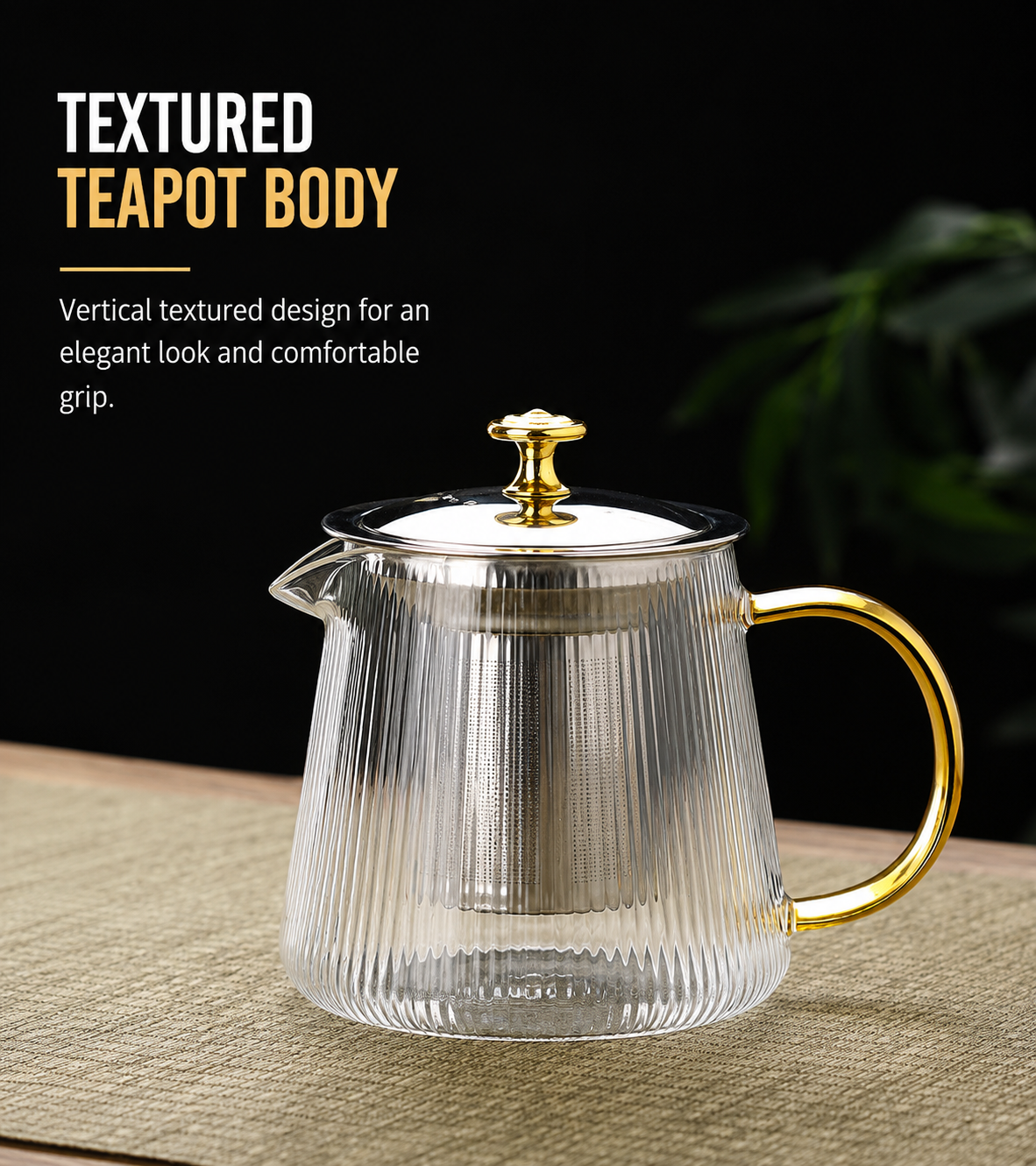 Striped Teapot
