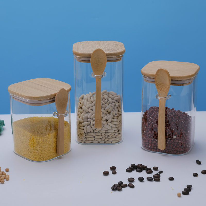 Storage jar with spoon