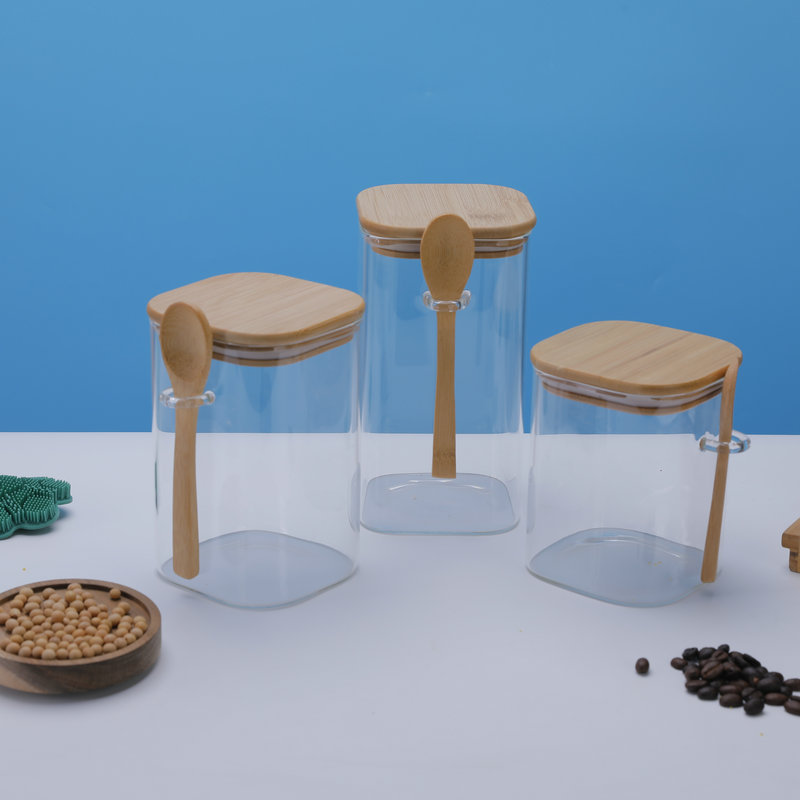 Storage jar with spoon