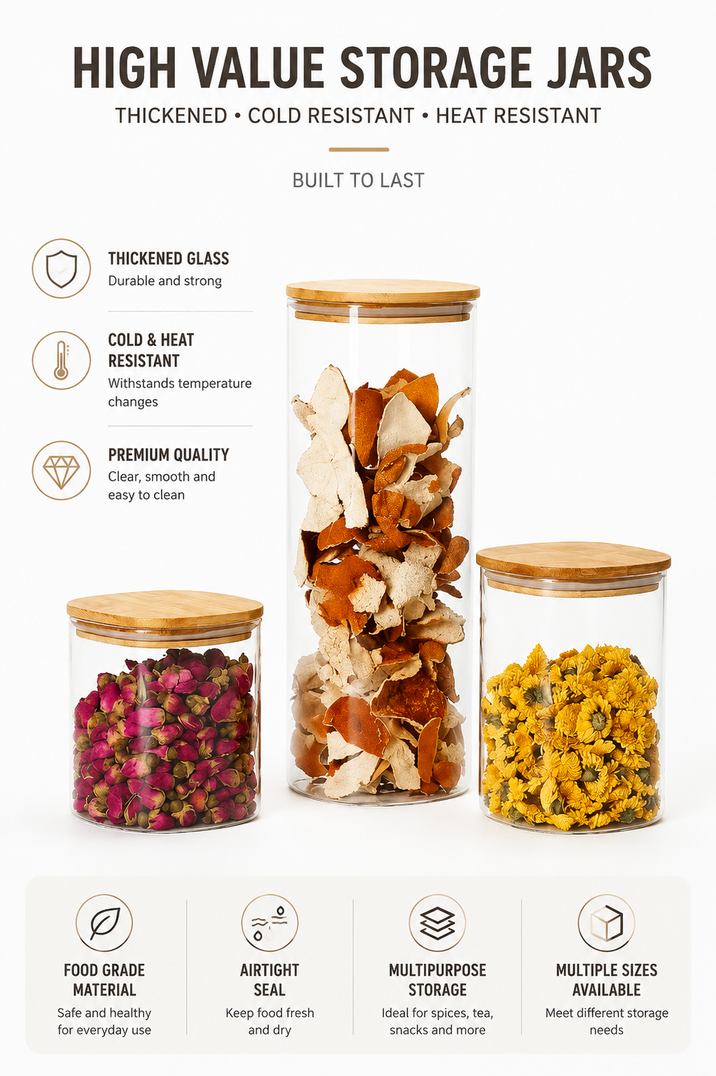 Square storage container