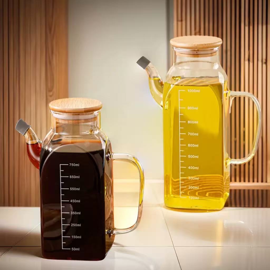 Square oil pot