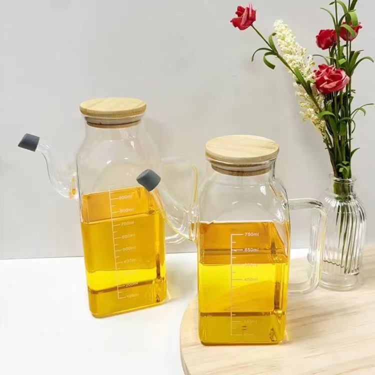 Square oil pot