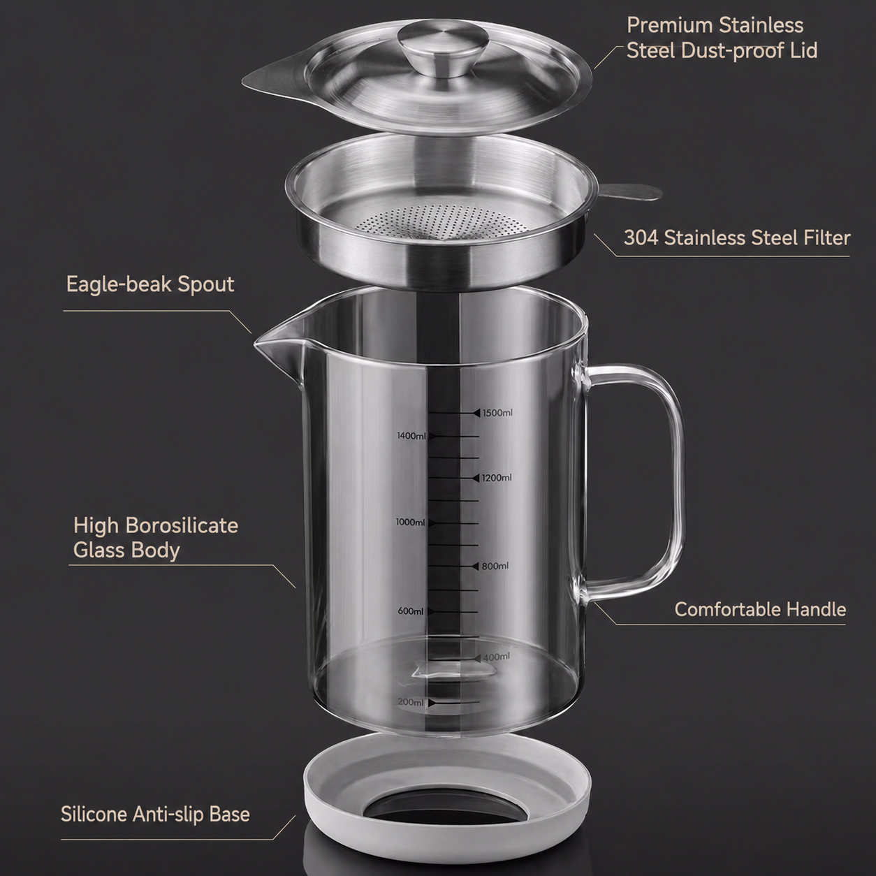 Filter oil pot
