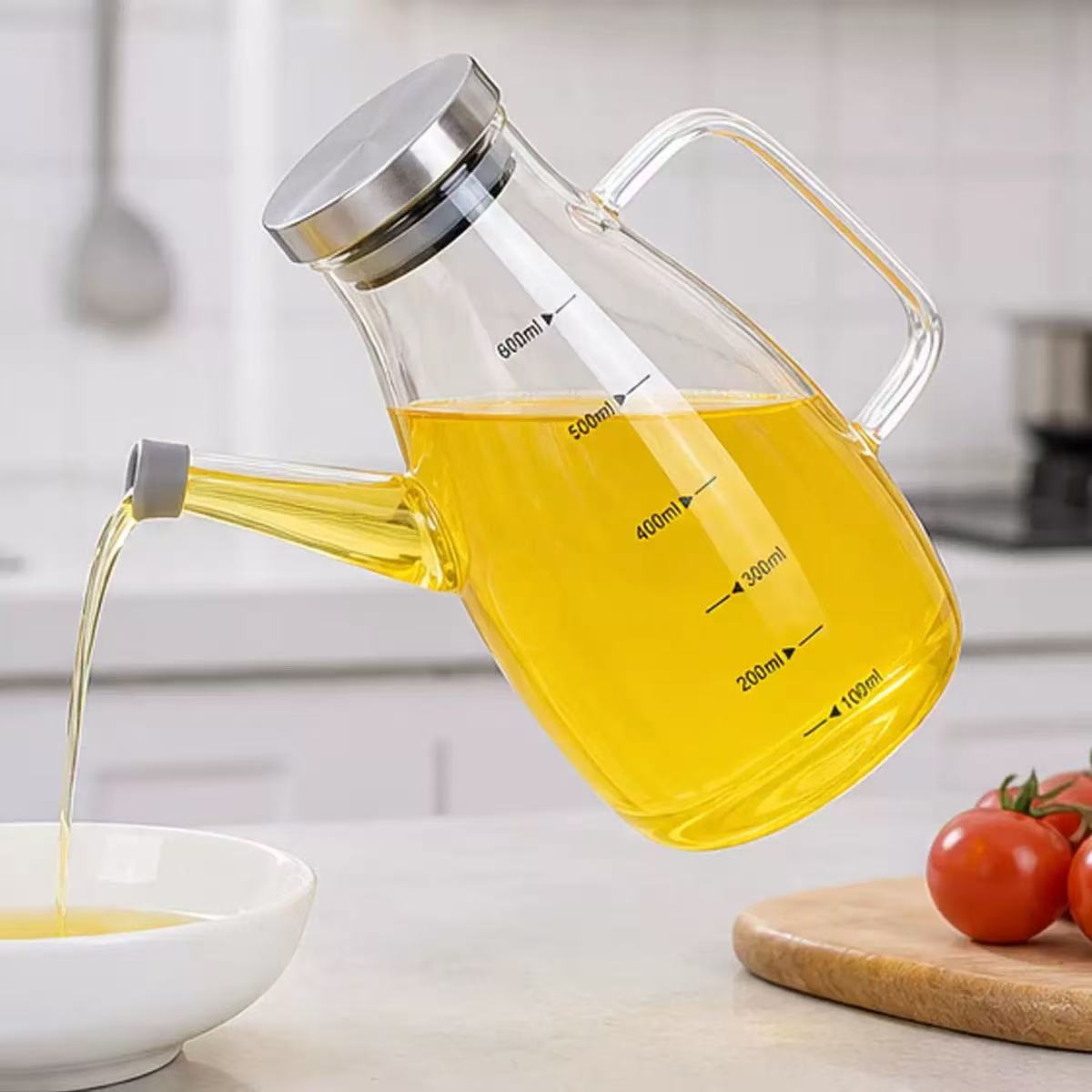 Leaf oil pot