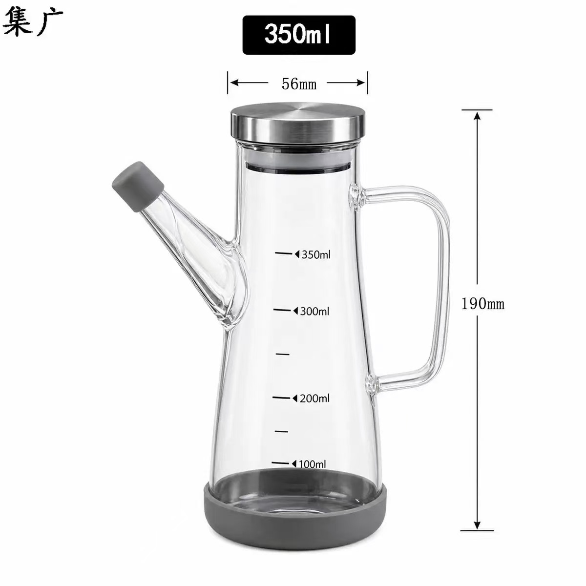 Straight oil pot