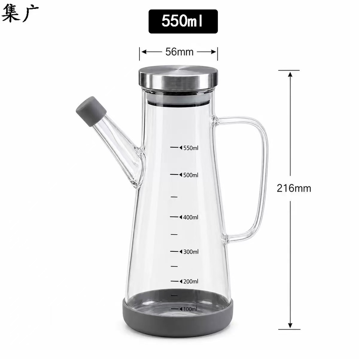 Straight oil pot