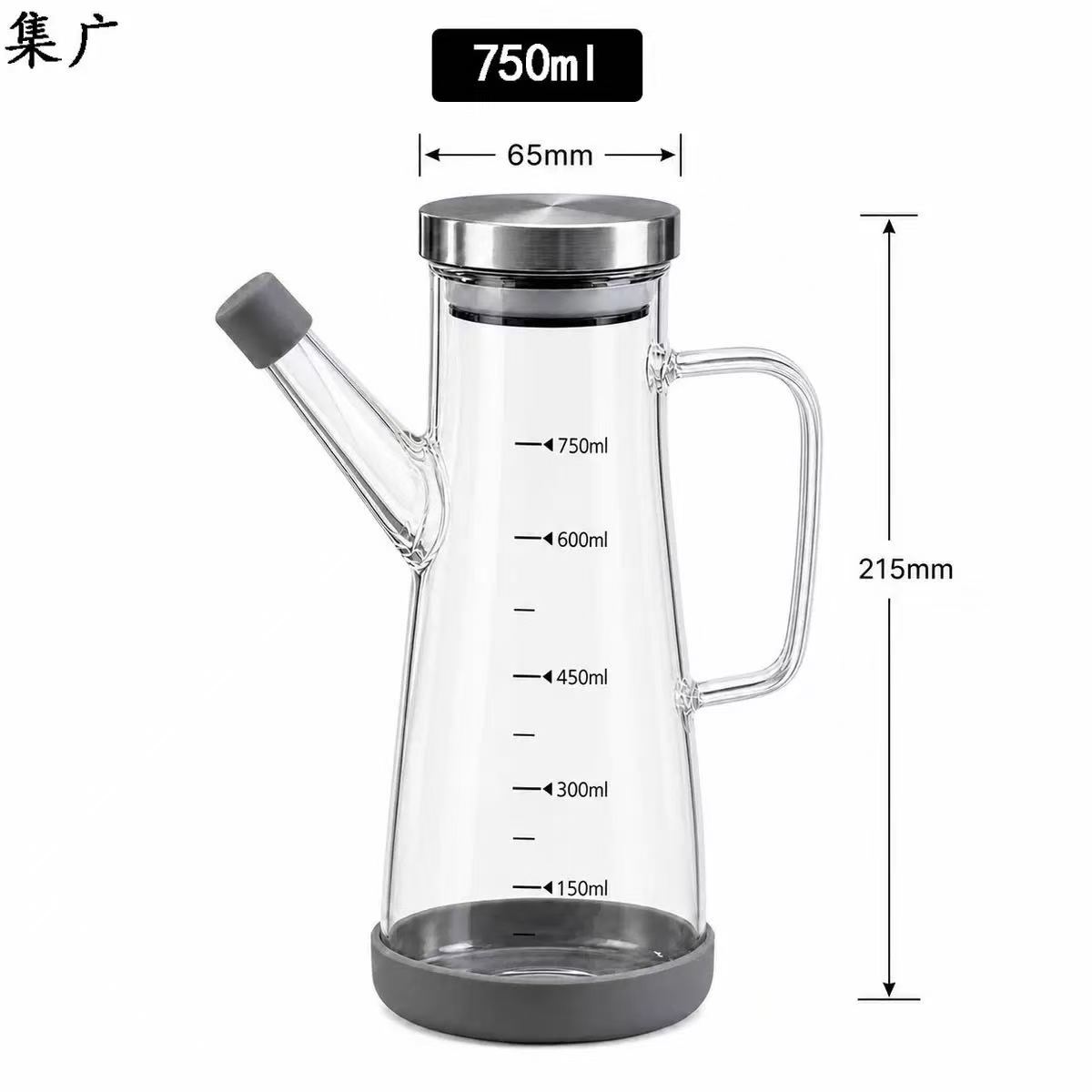 Straight oil pot