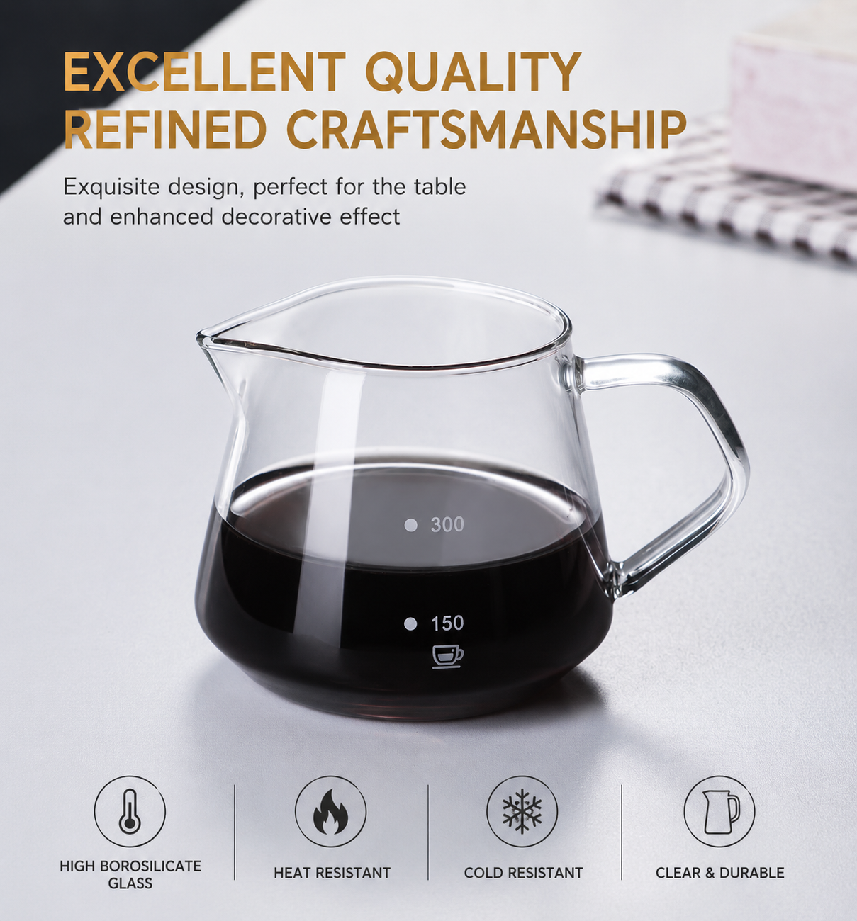 Pour-over coffee pot