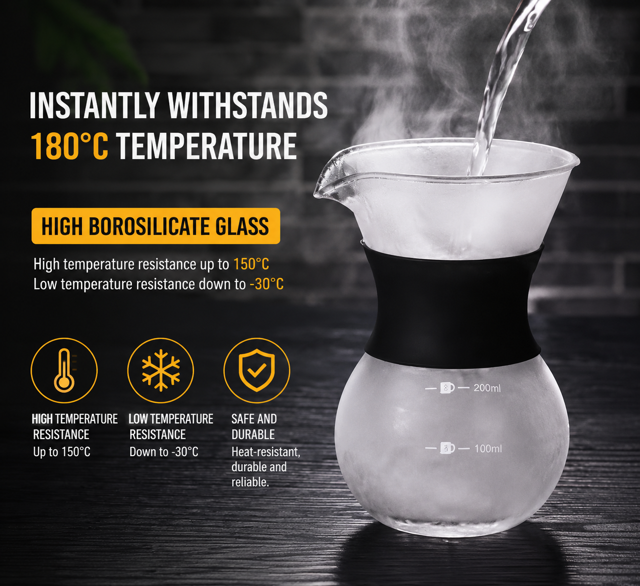 Integrated coffee pot