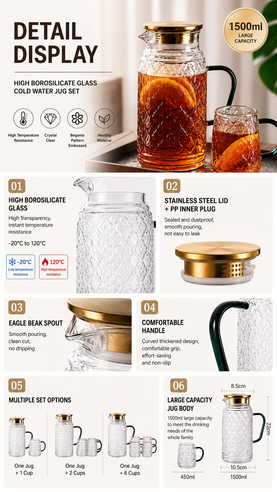 Haitang Flower Water Bottle