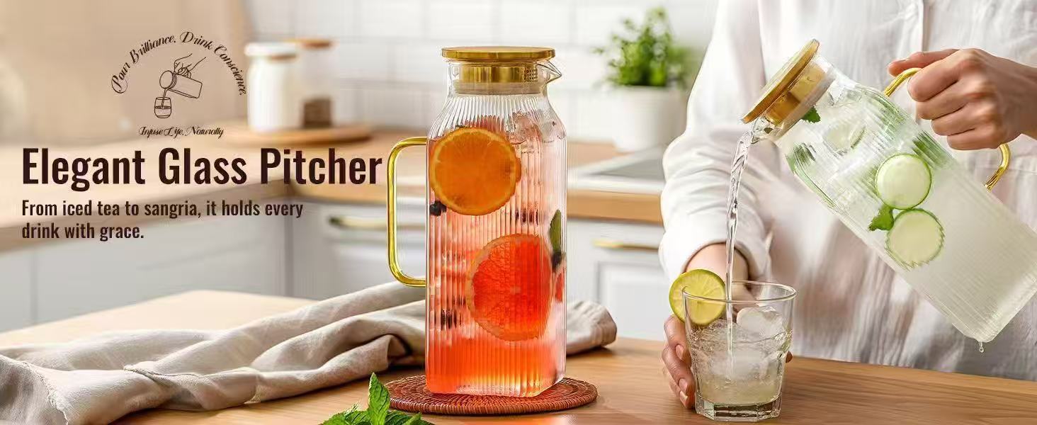 Striped square kettle