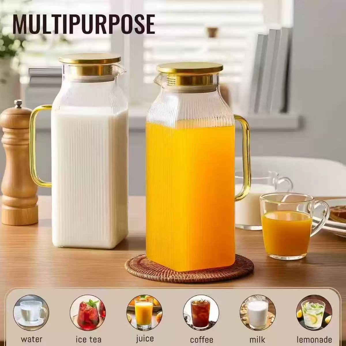 Striped square kettle