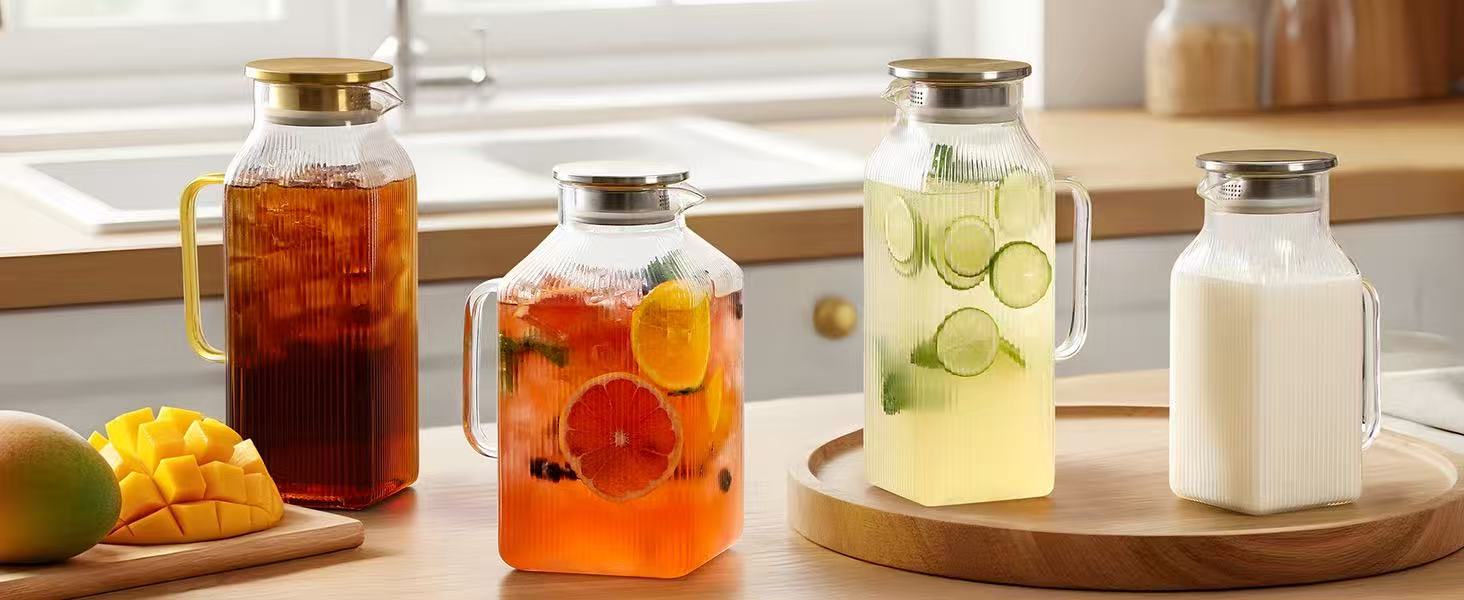 Striped square kettle