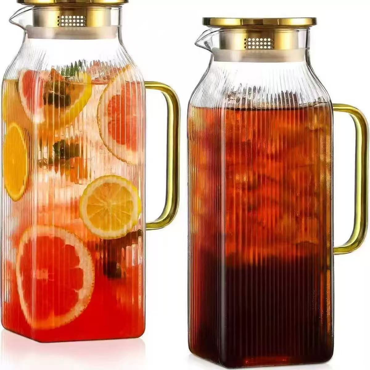 Striped square kettle