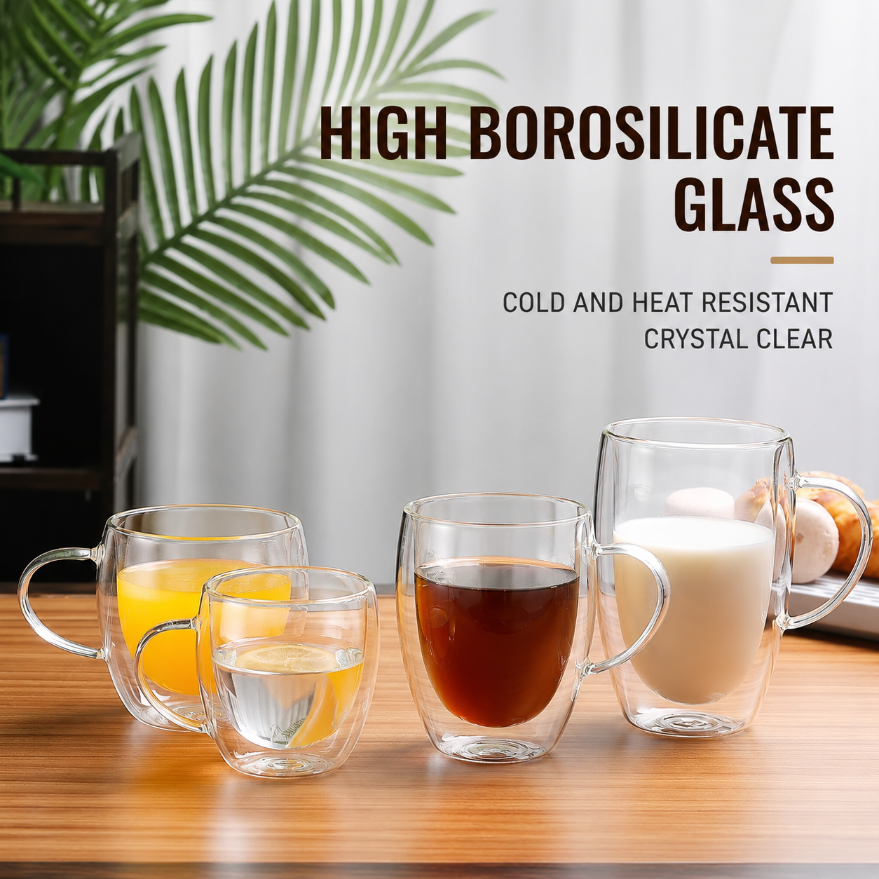 Egg shaped double-layer cup
