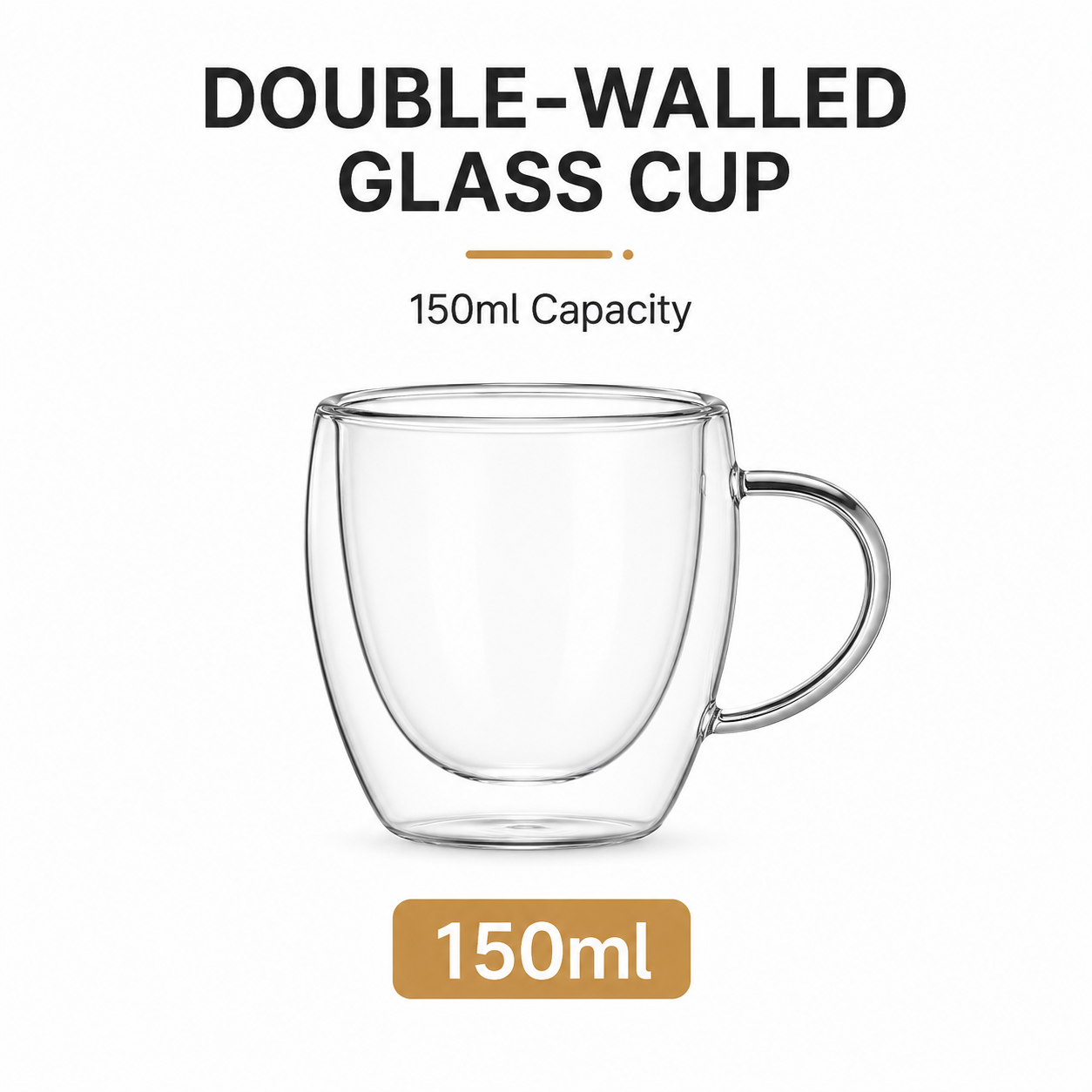 Egg shaped double-layer cup