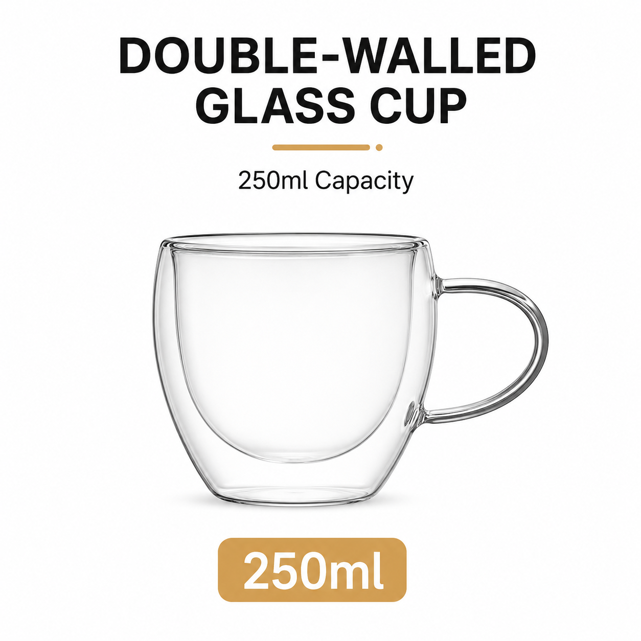 Egg shaped double-layer cup
