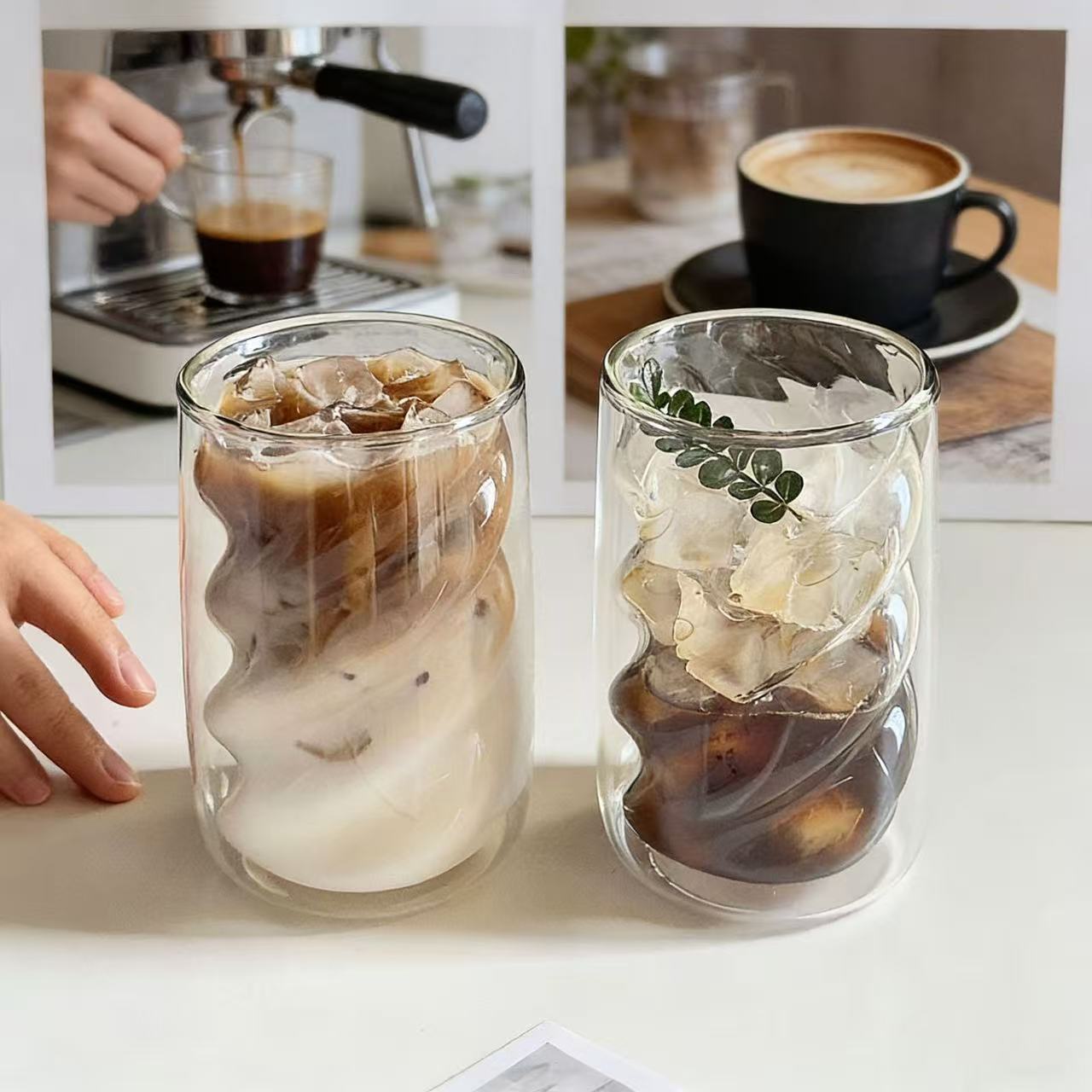 Pineapple double layered cup