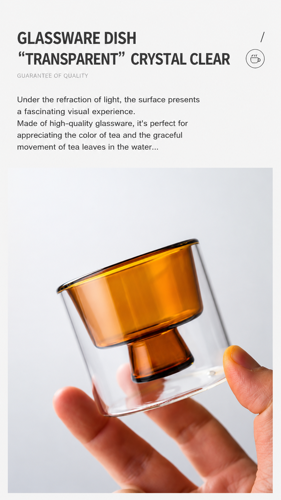 double-walled glass cup