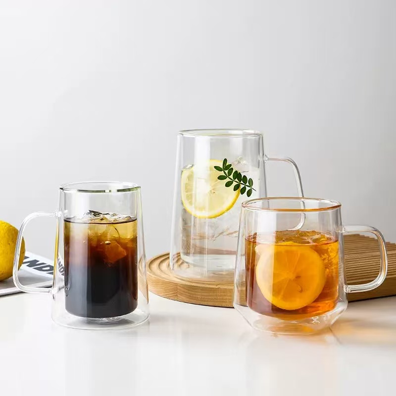 Elegant double layered cup