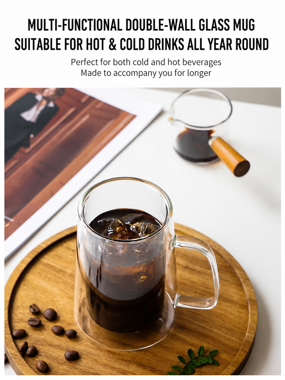 Elegant double layered cup