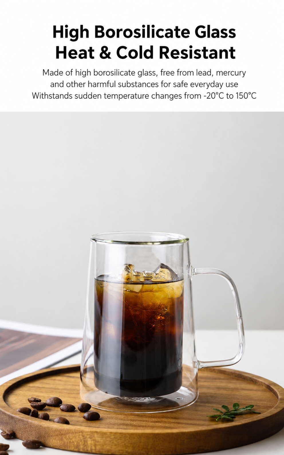 Elegant double layered cup