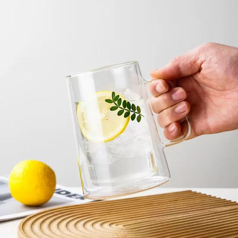 Elegant double layered cup